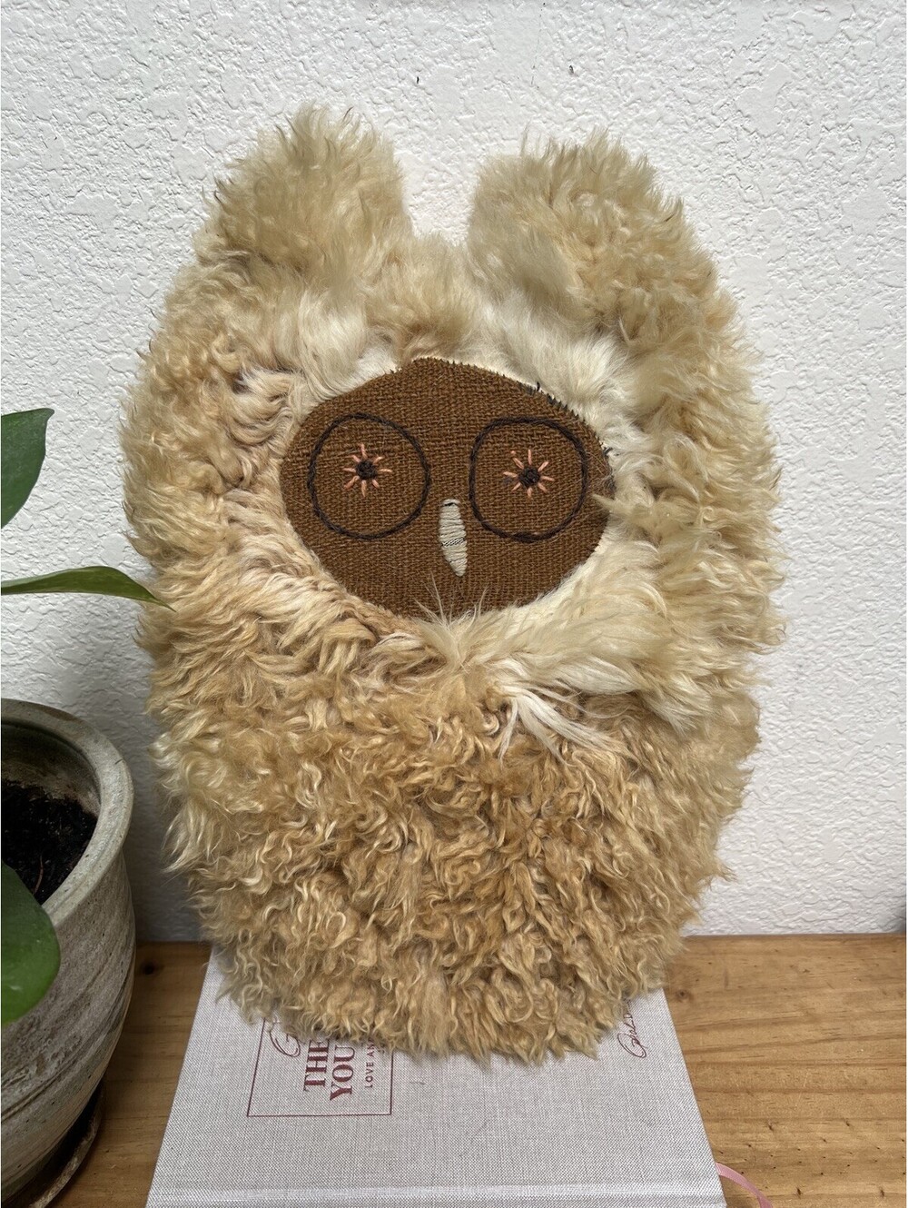 Vintage Inuit Ookpik Owl Stuffed Real Fur Eskimo Artic Alaskan Canadian Handmade